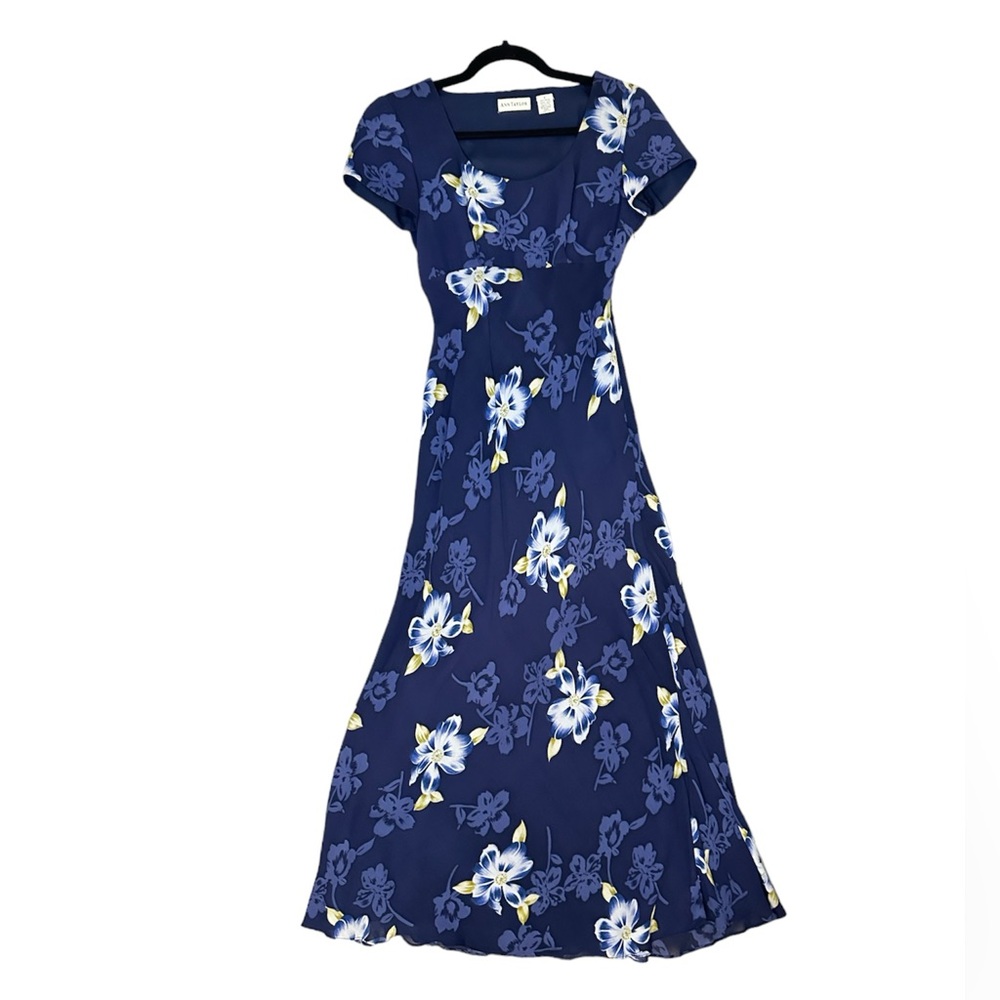 Vintage Ann Taylor Maxi Floral Dress Size 2